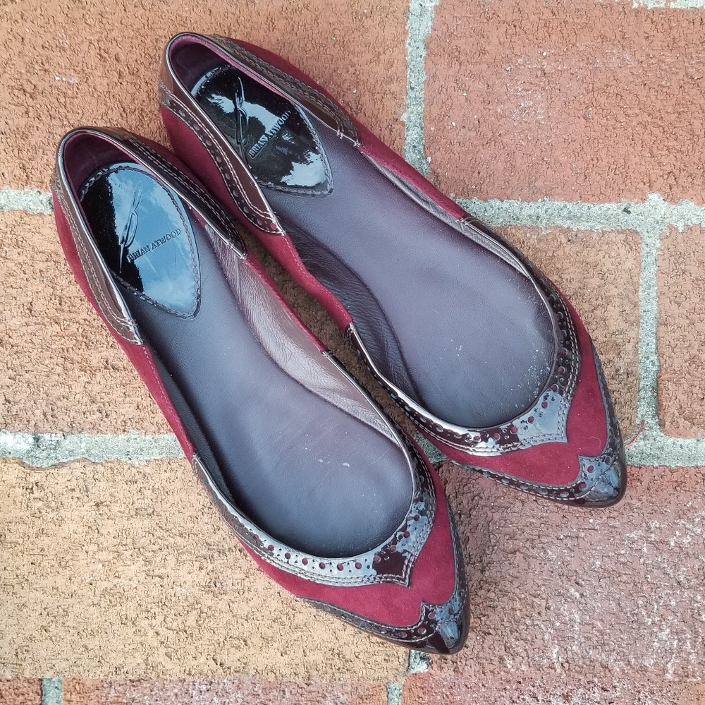 Brian Atwood Brogue Flats
